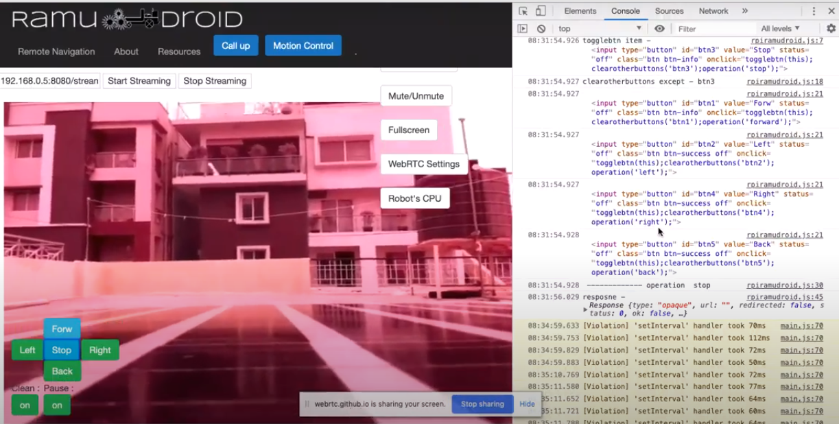 Assembly in progress
